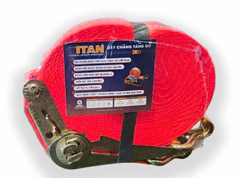 Ứng Dụng Thực Tế Của Dây Tăng đơ 25mm 450kgs Màu đỏ Móc J