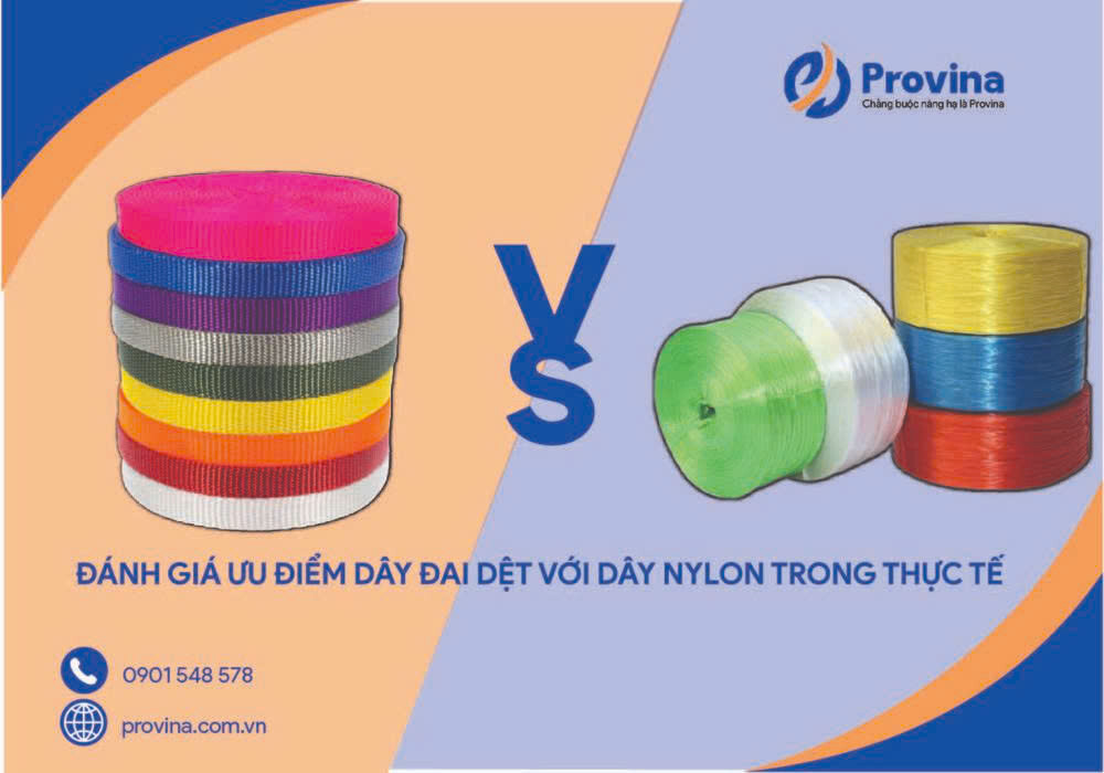 Đánh Giá Ưu Điểm Của Dây Đai Dệt So Với Dây Nylon Trong Thực Tế